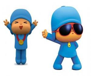 Puzzle Pocoyo est un petit enfant, ludique et amusant qui découvre le monde