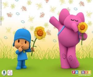 Puzzle Pocoyo et Elly l'éléphant