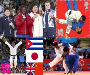 Puzzle Podium Judo femme plus de 78 kg