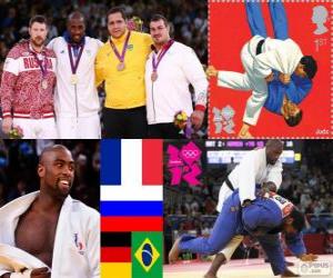 Puzzle Podium masculin Judo plus de 100 kg