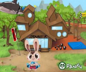 Puzzle Pokopet Bugsy, un lapin, une sorte d'animaux de compagnie de Panfu