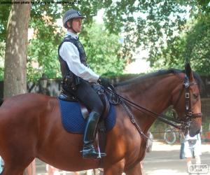 Puzzle Police de Londres à cheval