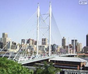 Puzzle Pont Nelson Mandela, Johannesburg, Afrique du Sud