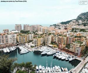 Puzzle Port de Fontvieille, Monaco