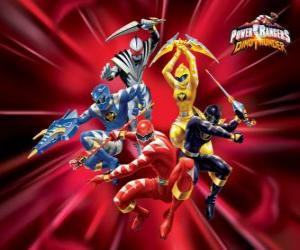 Puzzle Power Rangers : Dino Tonnerre