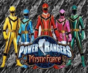 Puzzle Power Rangers : Force mystique