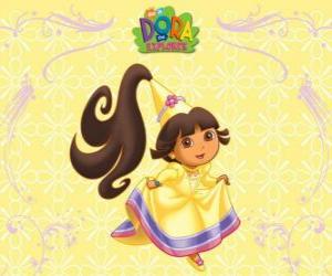 Puzzle Princesse Dora costumes