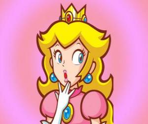 Puzzle Princesse Peach Toadstool, la princesse du Royaume Champignon