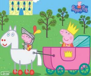 Puzzle Princesse Peppa et Sir George