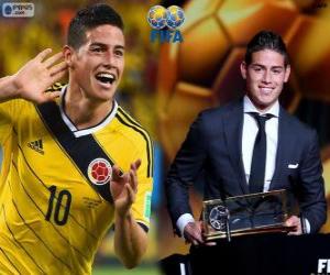 Puzzle Prix Puskas de la FIFA 2014 pour James Rodríguez