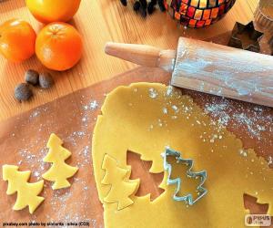 Puzzle Préparer des biscuits de Noël