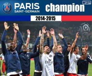 Puzzle PSG, champion 2014-2015