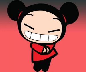 Puzzle Pucca est une fille très joyeuse et sortants