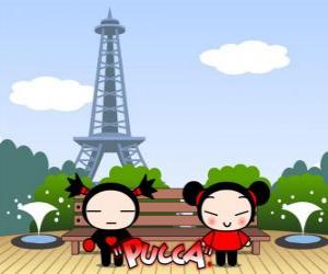 Puzzle Pucca et Garu à Paris