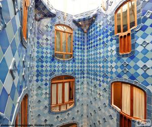 Puzzle Puits de lumière, Casa Batlló