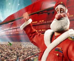 Puzzle Père Noël, le père d'Arthur Christmas