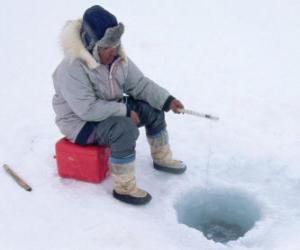 Puzzle Pêche sur glace