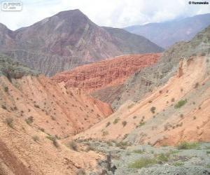 Puzzle Quebrada de Humahuaca, Jujuy, Argentine