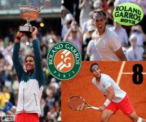 Puzzle Rafael Nadal champion Roland Garros 2013