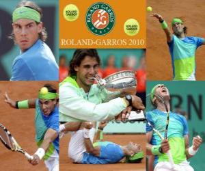 Puzzle Rafael Nadal Roland Garros champion 2010