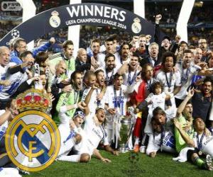 Puzzle Real Madrid, champion de la Ligue des Champions UEFA 2013-2014