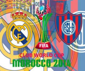Puzzle Real Madrid vs San Lorenzo. Final de Coupe du monde des clubs de la FIFA 2014 Maroc