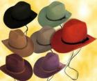 Chapeaux de diverses couleurs