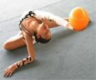 Gymnastique rythmique - Enchainement  avec ballon