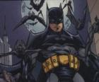 Batman avec ses amis, les chauves-souris