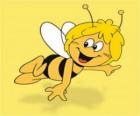Maya l'abeille heureuse volant