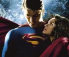 Superman avec Lois Lane, reporter et son vrai et grand amour