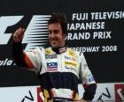 Fernando Alonso dans le pódium