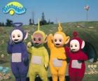 Les Télétubbies: Laa-Laa, Tinky Winky, Po et Dipsy