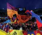 F. C. Barcelone drapeau