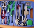 Caisse d'outils ouverte