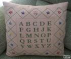 Coussin alphabet