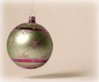 Boule de Noël décorée 