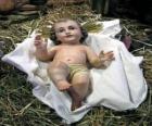L'Enfant Jésus dans la crèche