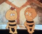 Maya l'abeille et de son ami Willi