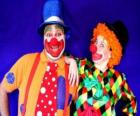 Paire de clowns