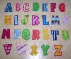 Lettres majuscules, alphabet