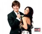 Troy Bolton (Zac Efron) et Gabriella Montez (Vanessa Hudgens)