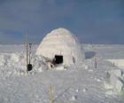 Iglou, dôme maison de neige