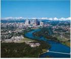 Skyline d'une ville, panorama de la ville