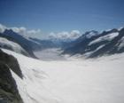 Alpes suisses Jungfrau-Aletsch, en Suisse.