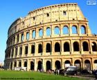 Le Colisée (Colosseum en latin), appelé à l'origine amphithéâtre Flavien (Amphitheatrum Flavium), Rome, Italie.