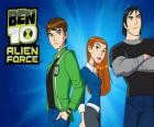 Ben 10 avec ses amis