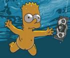 Bart Simpson sous-marin pour obtenir un billet à un crochet