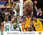 Artest NBA final 2009-10, Ailier, Pierce Paul (Celtics) vs Ron (Lakers)