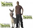 Eddie Murphy est la voix de âne, dans le dernier film Shrek 4 ou Shrek, il était une fin
